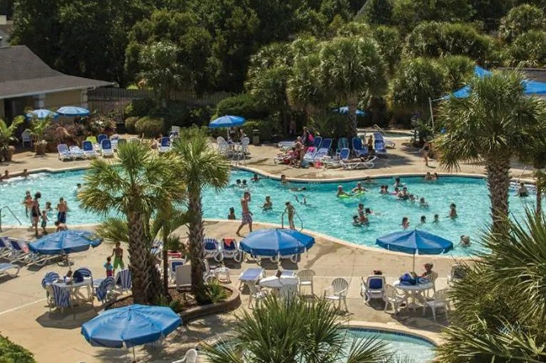 resort, pool view of WorldMark Grand Palms